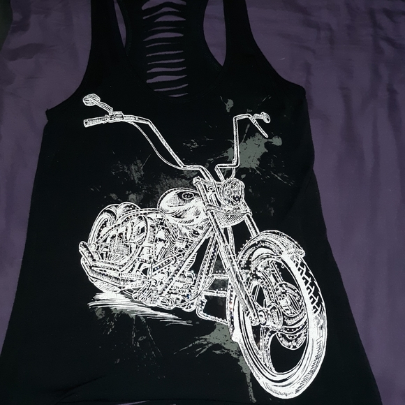 Moto tee Racerback - Picture 2 of 7